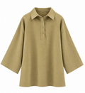 Oversized Polo Tunic – Yellow