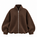 Luxury Bomber Vest – Brown
