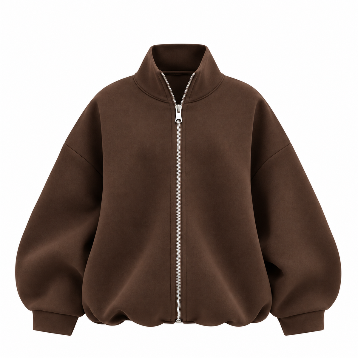 Luxury Bomber Vest – Brown