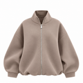 Luxury Bomber Vest – Taupe